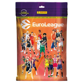 Колекционерски албум и стикери Panini - Euroleague 2026: Starter Pack Album plus 20 Stickers (4 packs of 5 stickers)