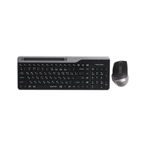 Комплект клавиатура и мишка A4Tech - Fstyler FB2535CS, безжичен, сив