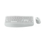 Комплект клавиатура и мишка Logitech - Signature Comfort Plus, MK880, безжичен, off-white