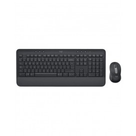  Комплект клавиатура и мишка Logitech - Signature MK650, безжичен, графит