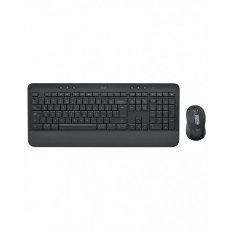 Комплект клавиатура и мишка Logitech - Signature MK650, безжичен, графит