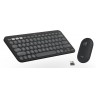 Комплект клавиатура Logitech K380s + мишка Logitech M350s, сиви