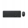Комплект мишка и клавиатура Logitech - MK250, безжичен, графит