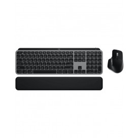  Комплект мишка и клавиатура Logitech - MX Keys S Combo for Mac, безжичен, сив