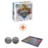 Комплект настолна игра Unmatched Adventures: Teenage Mutant Ninja Turtles с промо монета и подложка