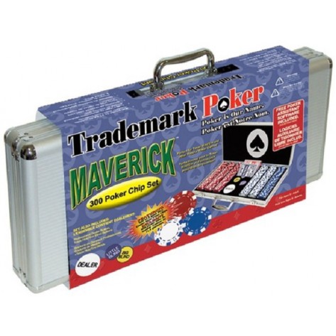  Комплект за покер - Maverick Poker Set 300 (Алуминиева кутия)