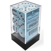  Комплект зарове Chessex Opaque Pastel - Blue/black, 12 броя