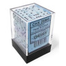 Комплект зарове Chessex Opaque Pastel - Blue/black, 36 броя