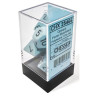 Комплект зарове Chessex Opaque Pastel - Blue/black Polyhedral (7 бр.)