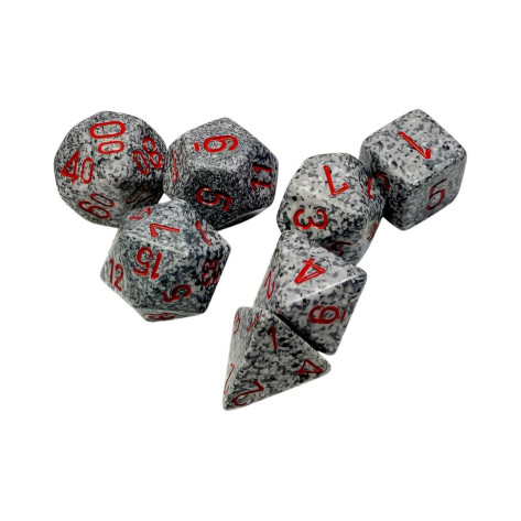 Комплект зарове Chessex Speckled Granite Polyhedral (7 бр.)