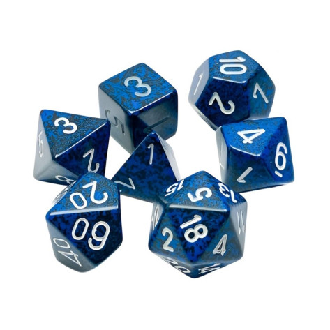 Комплект зарове Chessex Speckled Stealth Polyhedral (7 бр.)