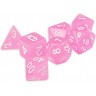 Комплект зарове Dice4Friends Confetti - Creamy Pink, 7 броя