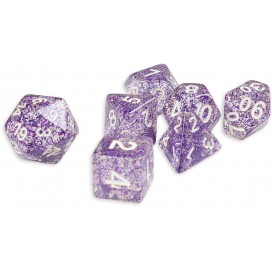  Комплект зарове Dice4Friends Confetti - Purple, 7 броя