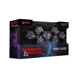 Комплект зарове FanRoll - Dungeons & Dragons: Monsters Resin Inclusion Dice Set, Mind Flayer (7 бр.) Комплект зарове FanRoll - Dungeons & Dragons: Monsters Resin Inclusion Dice Set, Mind Flayer (7 бр.)