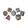 Комплект зарове GlassStaff - Liquid Core RPG Dice Set, Void Vessels (7 бр.)