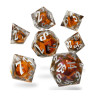 Комплект зарове GlassStaff - Liquid Core RPG Dice Set, Phantasm Fluxcore (7 бр.)