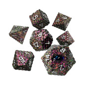 Комплект зарове GlassStaff - Metal RPG Dice Set, Ignivarax (7 бр.) Комплект зарове GlassStaff - Metal RPG Dice Set, Ignivarax (7 бр.)