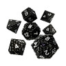 Комплект зарове GlassStaff - Metal RPG Dice Set, Voidraxius (7 бр.)