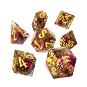 Комплект зарове GlassStaff - Sharp Edge Resin RPG Dice Set, Sunlit Garden (7 бр.) Комплект зарове GlassStaff - Sharp Edge Resin RPG Dice Set, Sunlit Garden (7 бр.)