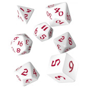 Комплект зарове Q-Workshop - Classic Runic RPG Dice Set, White & Red (7 бр.) Комплект зарове Q-Workshop - Classic Runic RPG Dice Set, White & Red (7 бр.)