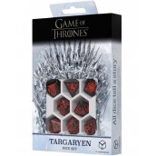  Комплект зарове Q-Workshop - Game of Thrones Dice Set: Targaryen (8 бр.)