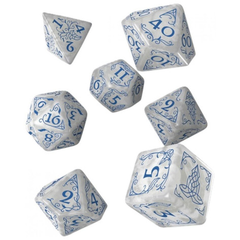 Комплект зарове Q-Workshop - The Lord of the Rings: Rivendell Dice Set, Stone (7 бр.)