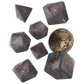  Комплект зарове Q-Workshop - The Witcher Dice Set: Ciri - Elder Blood (7 бр.)