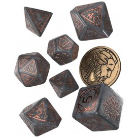  Комплект зарове Q-Workshop - The Witcher Dice Set: Geralt - Price of Neutrality (7 бр.)