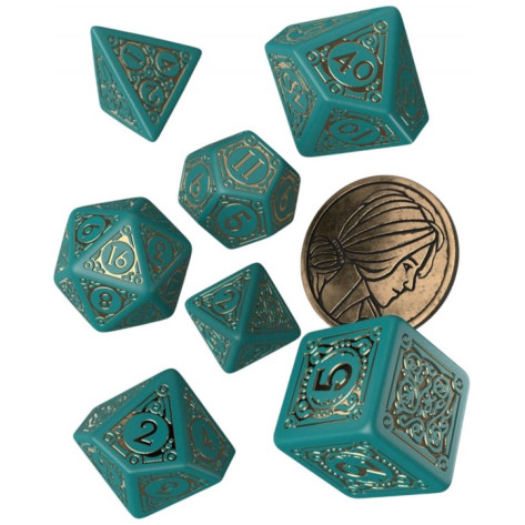 Комплект зарове Q-Workshop - The Witcher Dice Set: Triss - The Beautiful Healer (7 бр.)