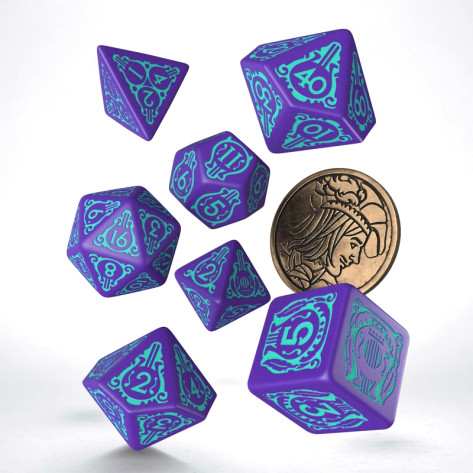 Комплект зарове The Witcher Dice Set: Dandelion - Half a Century of Poetry (7)
