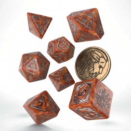  Комплект зарове The Witcher Dice Set: Geralt - The Monster Slayer