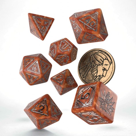 Комплект зарове The Witcher Dice Set: Geralt - The Monster Slayer