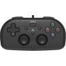 Контролер Hori - Wired Mini Gamepad, черен (PS4)