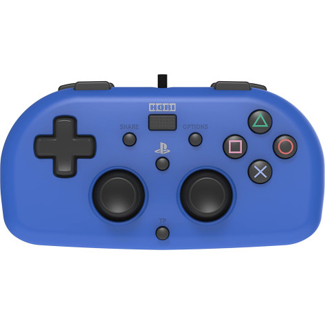 Контролер Hori - Wired Mini Gamepad, син (PS4)