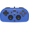 Контролер Hori - Wired Mini Gamepad, син (PS4)