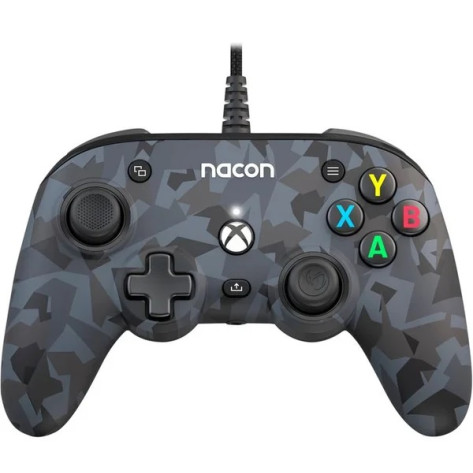 Контролер Nacon - Pro Compact, сив камуфлаж (Xbox One/Series SX)