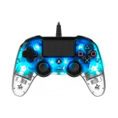Контролер Nacon за PS4 - Wired Illuminated, crystal blue