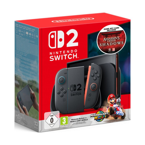 Конзола Конзола Nintendo Switch 2 Mario Kart World + Assassin's Creed Shadows Bundle