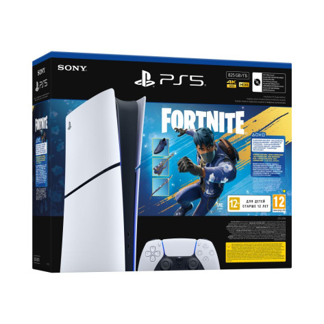 Конзола Конзола PlayStation 5 (Slim) - Digital Edition - Fortnite Flowering Chaos Bundle