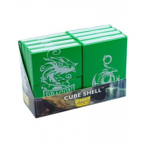  Кутии за карти Dragon Shield Cube Shell - Green (8 бр.)