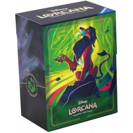  Кутия за карти Disney Lorcana: Azurite Sea Deck Box - Scar (80 бр.)