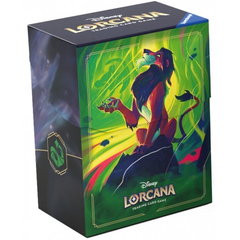 Кутия за карти Disney Lorcana: Azurite Sea Deck Box - Scar (80 бр.)