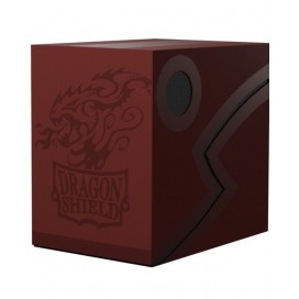  Кутия за карти Dragon Shield Double Shell - Blood Red/Black (150 бр.)