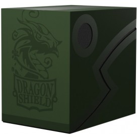  Кутия за карти Dragon Shield Double Shell - Forest Green/Black (150 бр.)