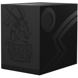 Кутия за карти Dragon Shield Double Shell - Shadow Black/Black (150 бр.)