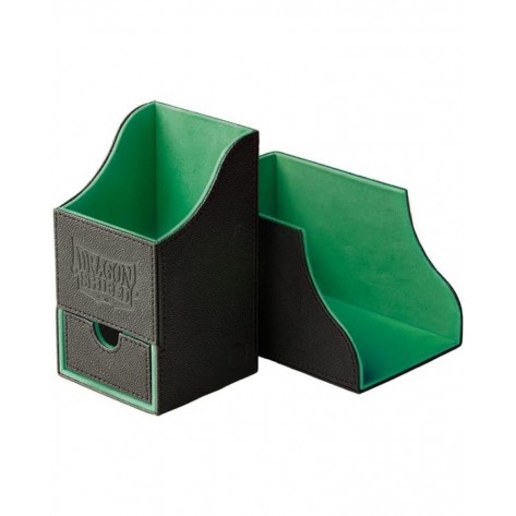 Кутия за карти Dragon Shield Nest Box - Black/Green (100+ бр.)