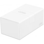  Кутия за карти и аксесоари Ultimate Guard Twin Flip`n`Tray XenoSkin - Monocolor White (200+ бр.)