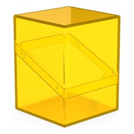 Кутия за карти Ultimate Guard Boulder Deck Case Clear, Amber (100+ бр.)