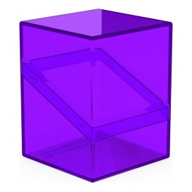Кутия за карти Ultimate Guard Boulder Deck Case Clear, Amethyst (100+ бр.)