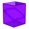 Кутия за карти Ultimate Guard Boulder Deck Case Clear, Amethyst (100+ бр.)